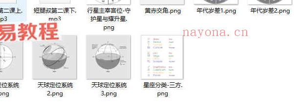 短腿叔古典占星初阶音频课程