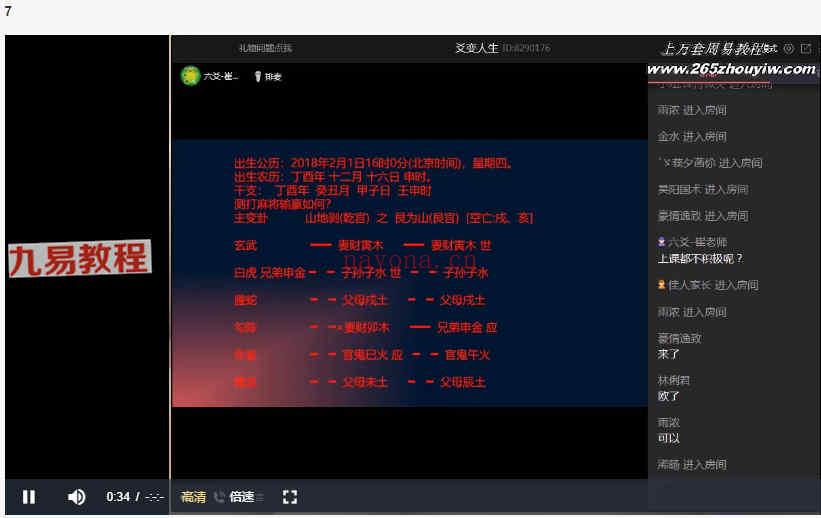 崔老师2021年六爻01-10课视频+2个文档pdf