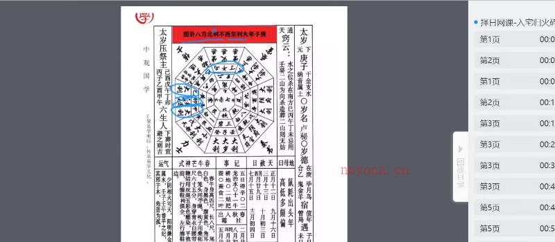 王进武 《日课全科高级研修班庚子年第一期、正体五行择日法课程》+文档17本 网盘