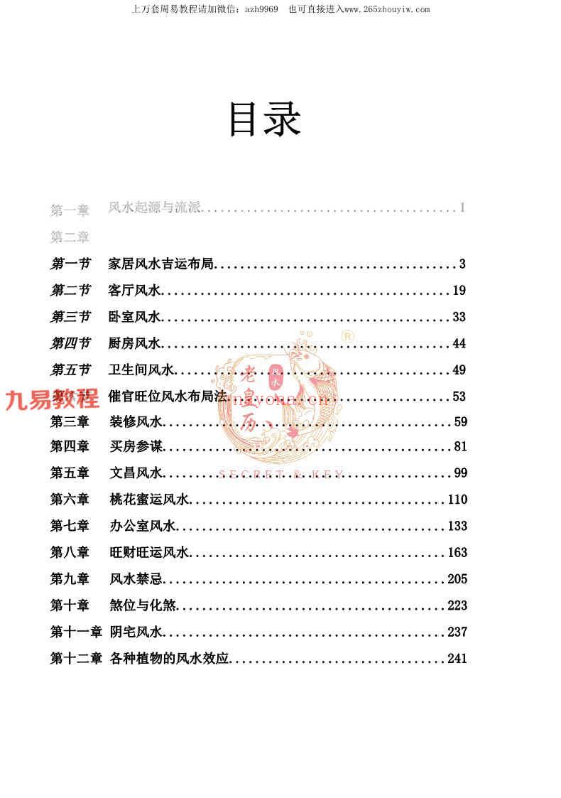 老黄历风水布局方术.pdf 245页