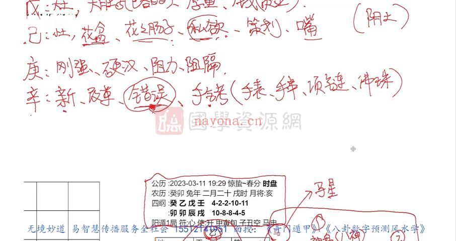 无境妙道 2023年3月奇门遁甲课程视频及录音