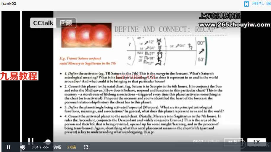 新月伦敦职业占星预测教程19课视频+课件