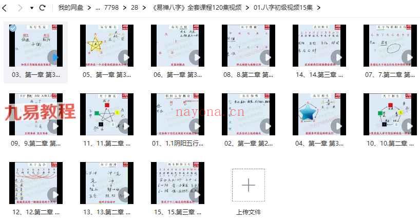 《易禅八字》全套课程120集视频