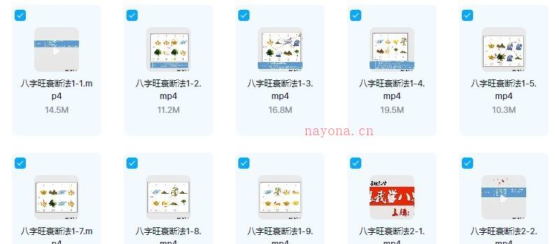 图片[2]_八字命理基础教学：八字旺衰断法+综合案例分析课程（视频20集）_易经玄学资料网