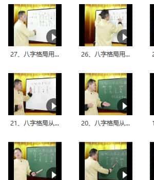 刘子铭易经八字预测学课程27集视频 百度盘插图1