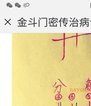 井字治病定痛秘讳 金斗门插图