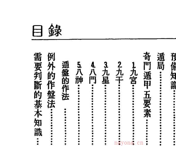 青龙隐士，奇门遁甲原理口诀