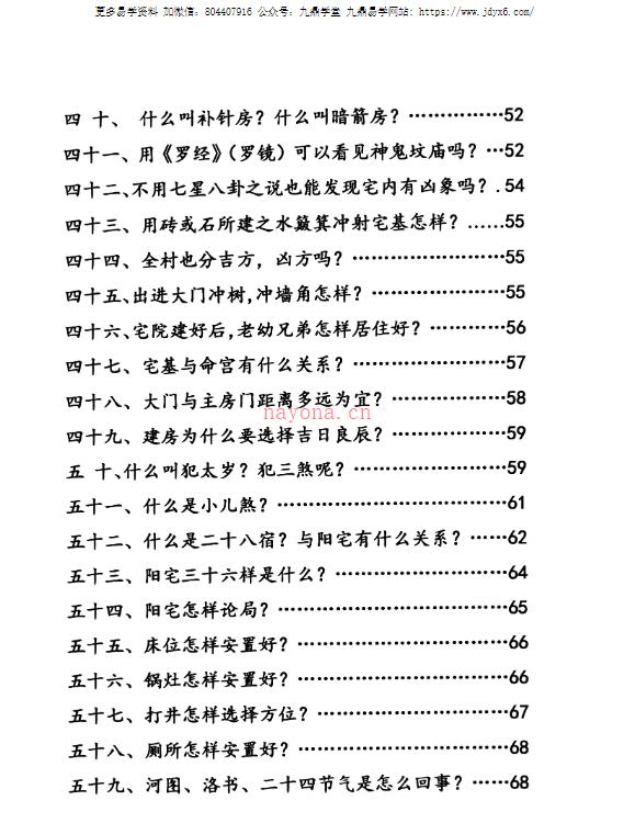 杨忠易阳宅风水百问百断诀窍132页电子书网盘