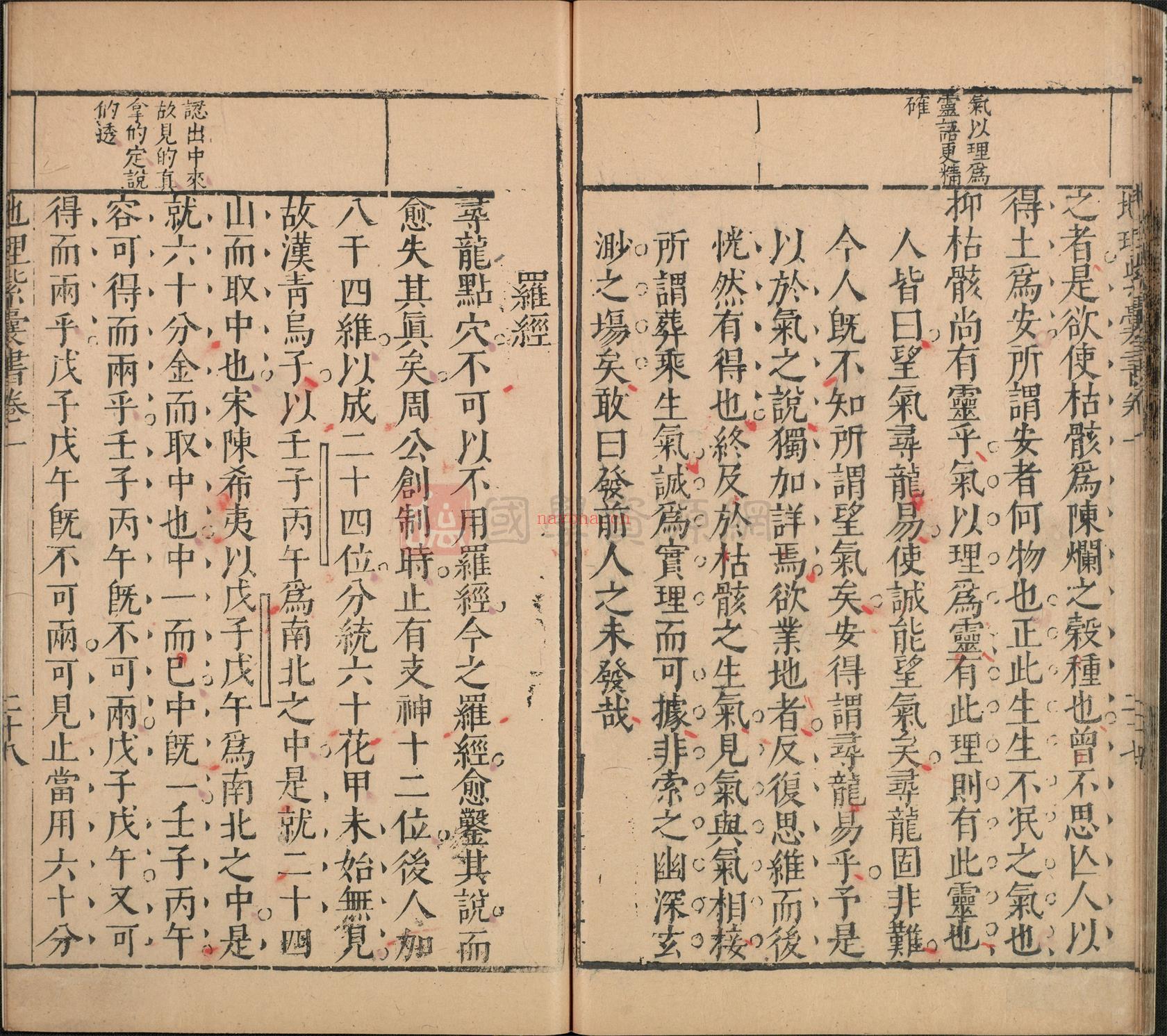 《新刊地理紫囊书》六卷.[金陵]舒世臣.明万历（1615-1620）