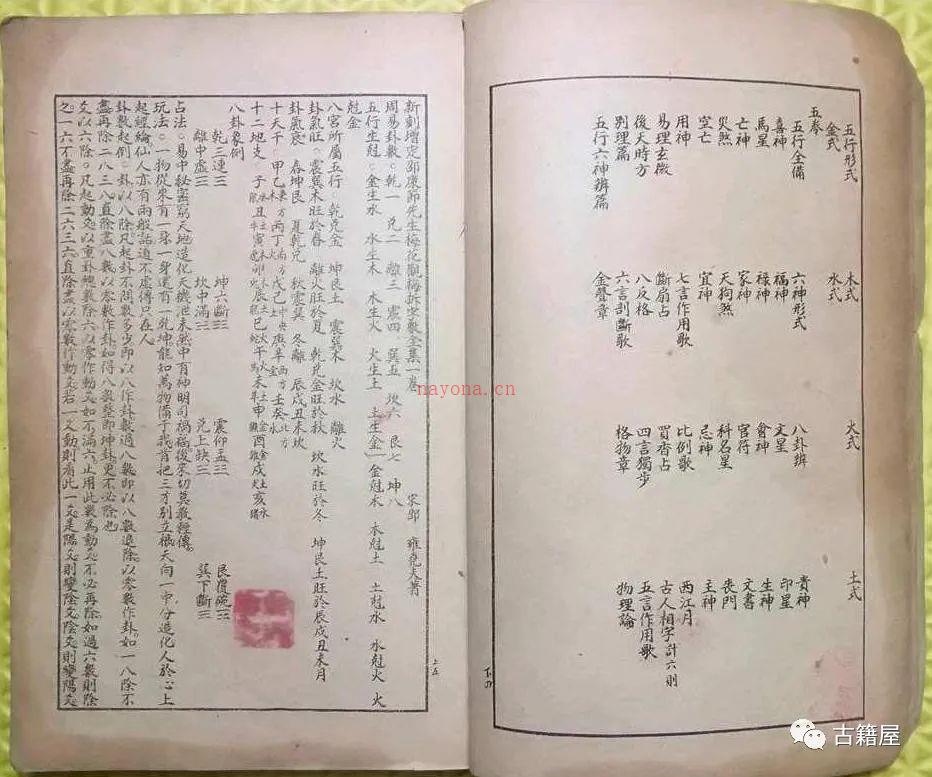 测字占术古籍《测字秘诀梅花易数》上海锦章书局印行