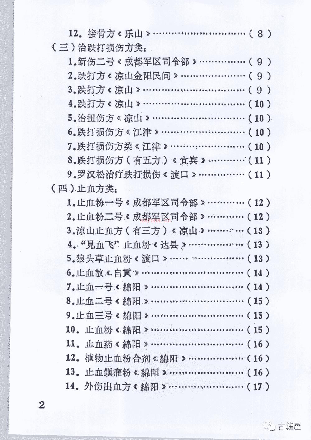 中医古籍《四川省中草药新医疗法展览会资料选编》