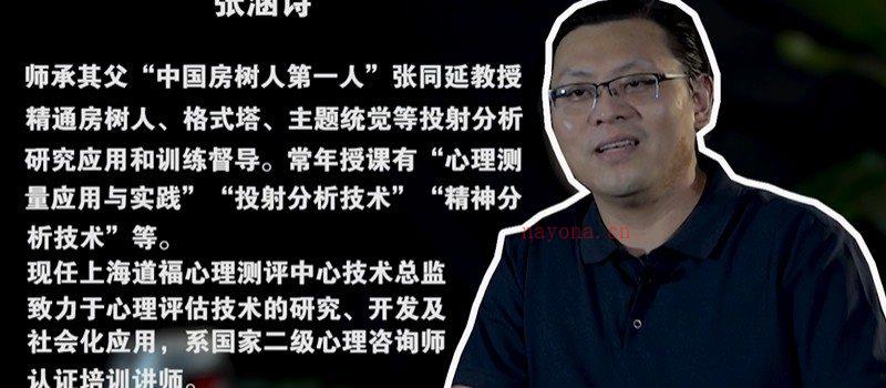 张涵诗：房树人2日工作坊－“房树人”投射分析实操与应用（课程录音）插图1