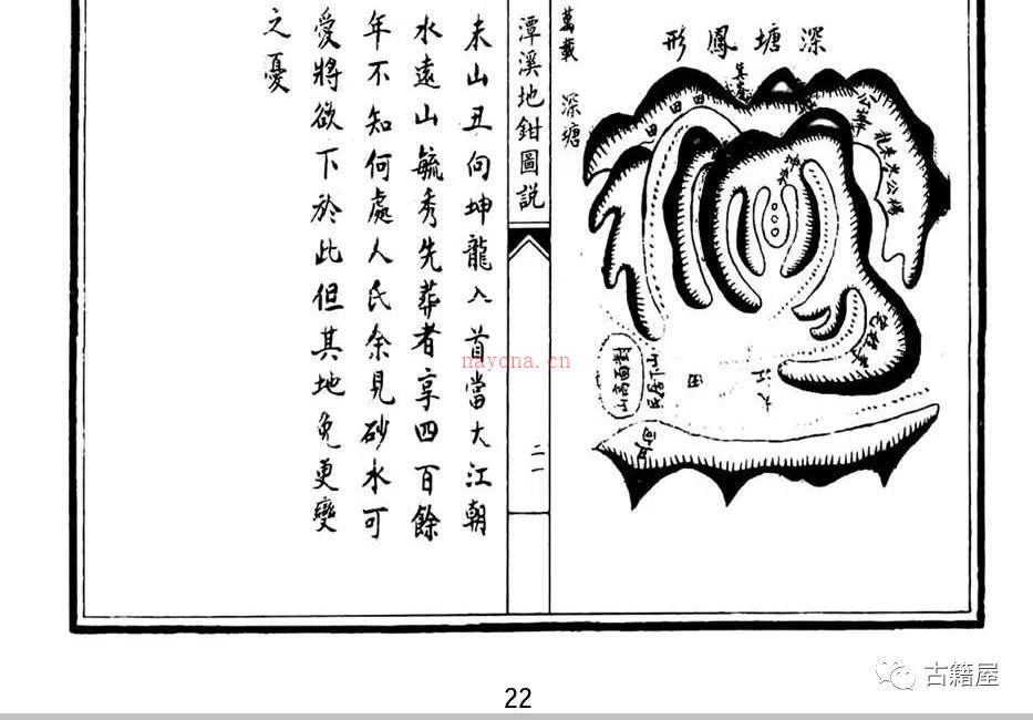 堪舆古籍《潭溪地钳图说》明抄本