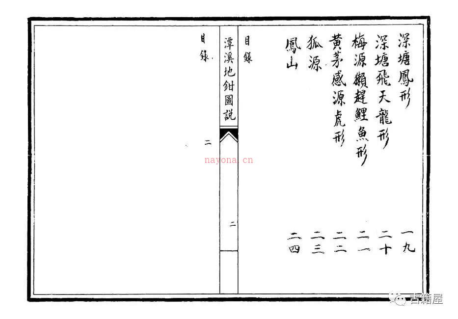 堪舆古籍《潭溪地钳图说》明抄本