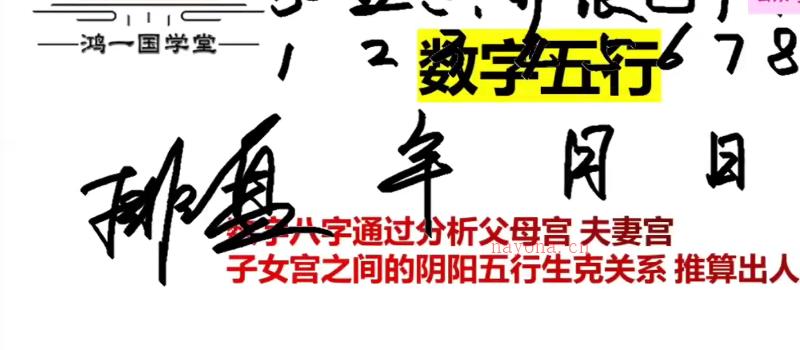 千鸣《数字八字》8集 网盘