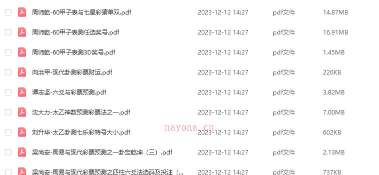 16册预测电子书 网盘