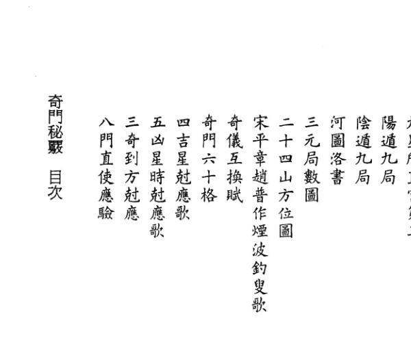 奇门《奇门祕覈》