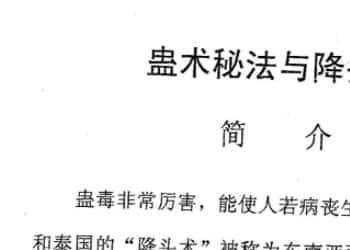 蛊术秘法与降头术.pdf 完整电子版 百度网盘资源免费下载！插图