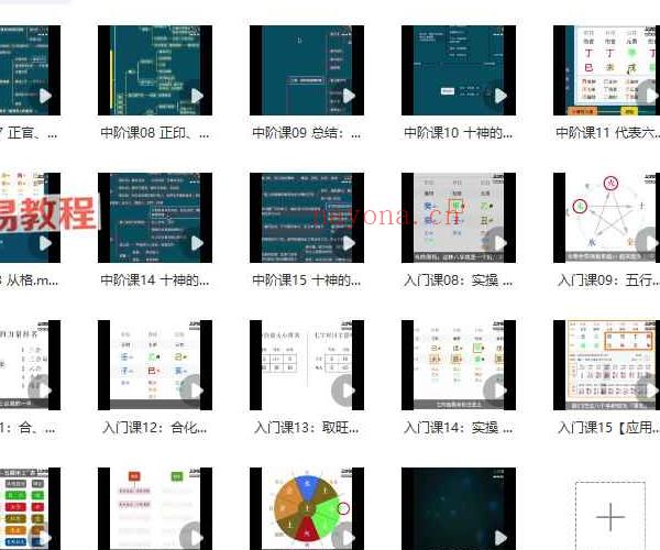 四柱入门+中阶合辑 零基础到精通视频28集
