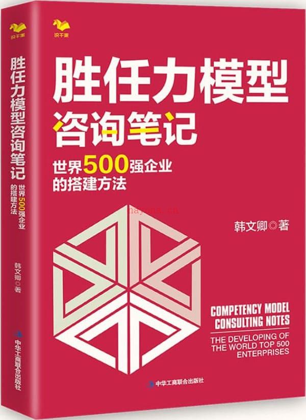 《胜任力模型咨询笔记：世界500强企业的搭建方法》封面图片