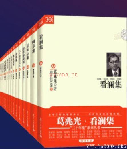 《“三十年集”系列丛书：看澜集 （套装18册）》封面图片