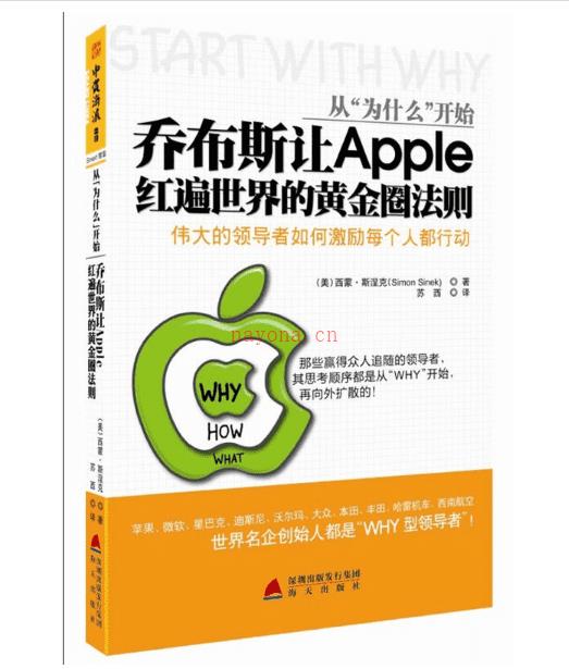 《从为什么开始：乔布斯让APPLE红遍世界的黄金圈法则》封面图片