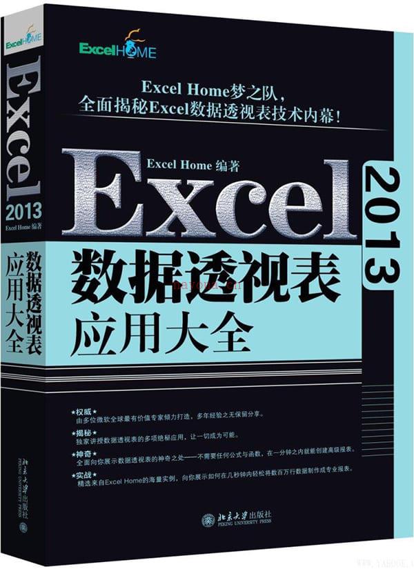 《Excel数据透视表应用大全》封面图片