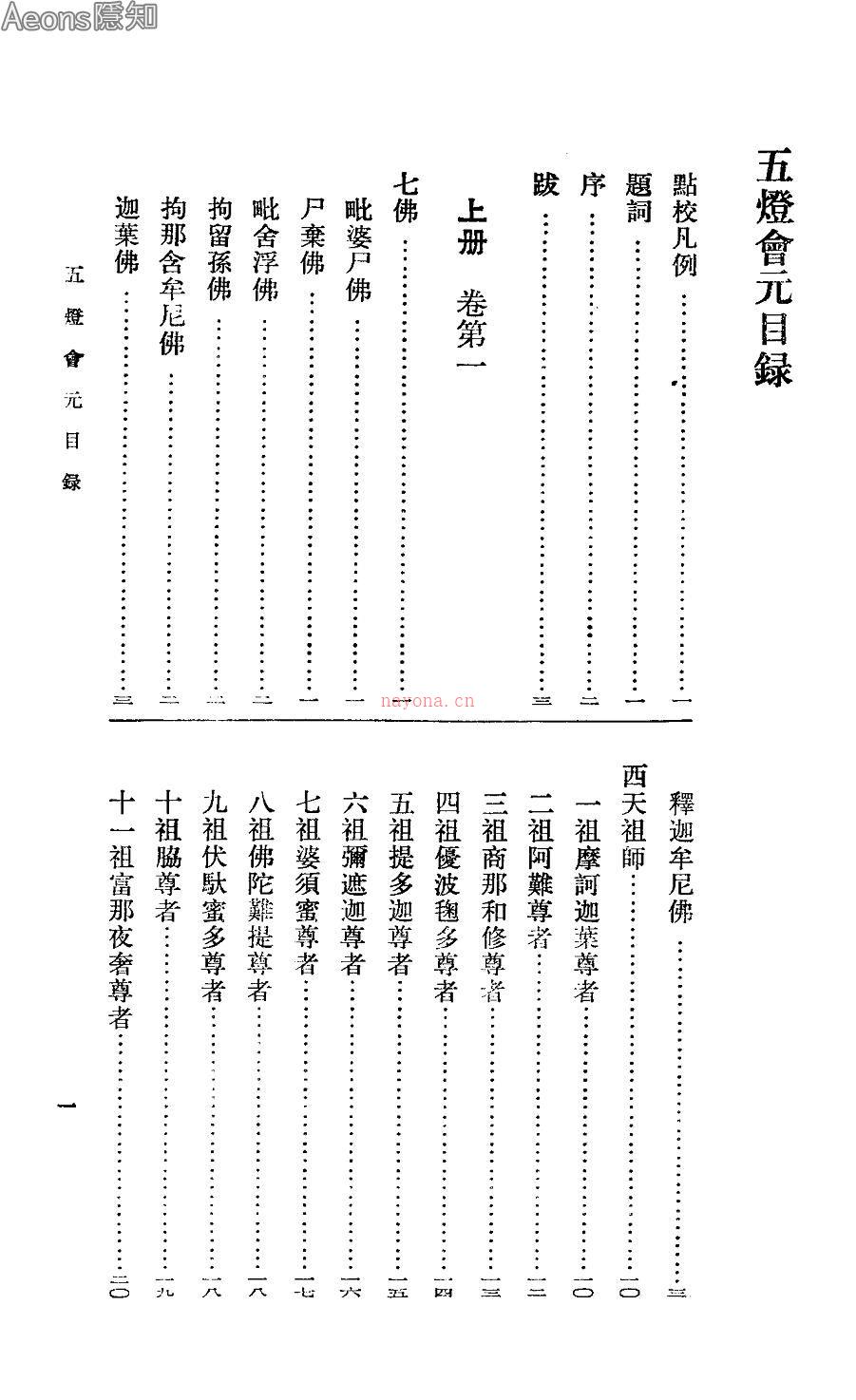 《五灯会元》【宋】普济  (释普济《五灯会元》)