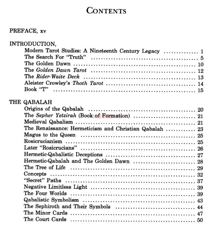 《The qabalistic tarot- a text book of mystical philosophy》