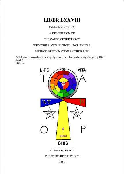 《塔罗七十八章》[PDF格式]（英文）