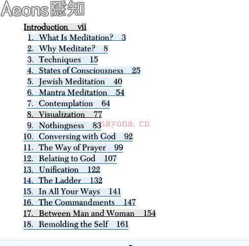 《Jewish Meditation, A Practical Guide 》- A. Kaplan