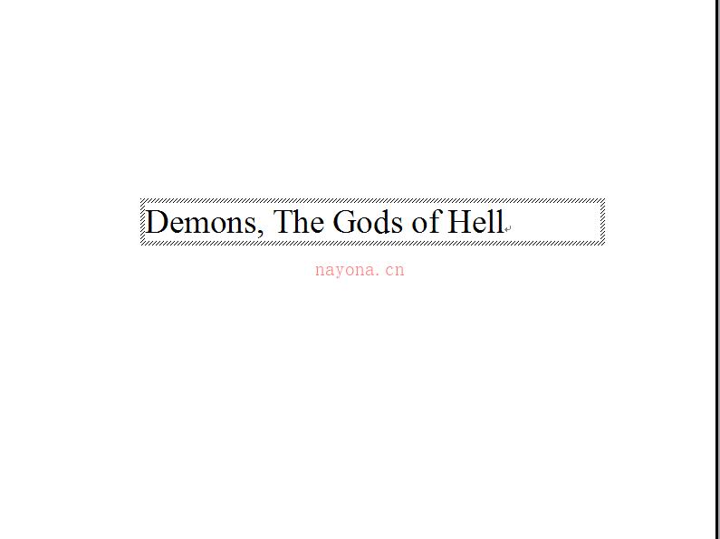 Demons  (demons roots攻略)