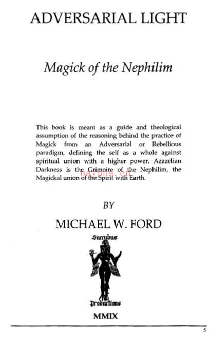 《Adversarial Light Magick of the Nephilim》