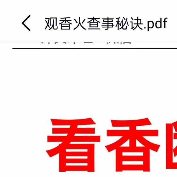 沐真 看香断事 观香火查事秘诀79页