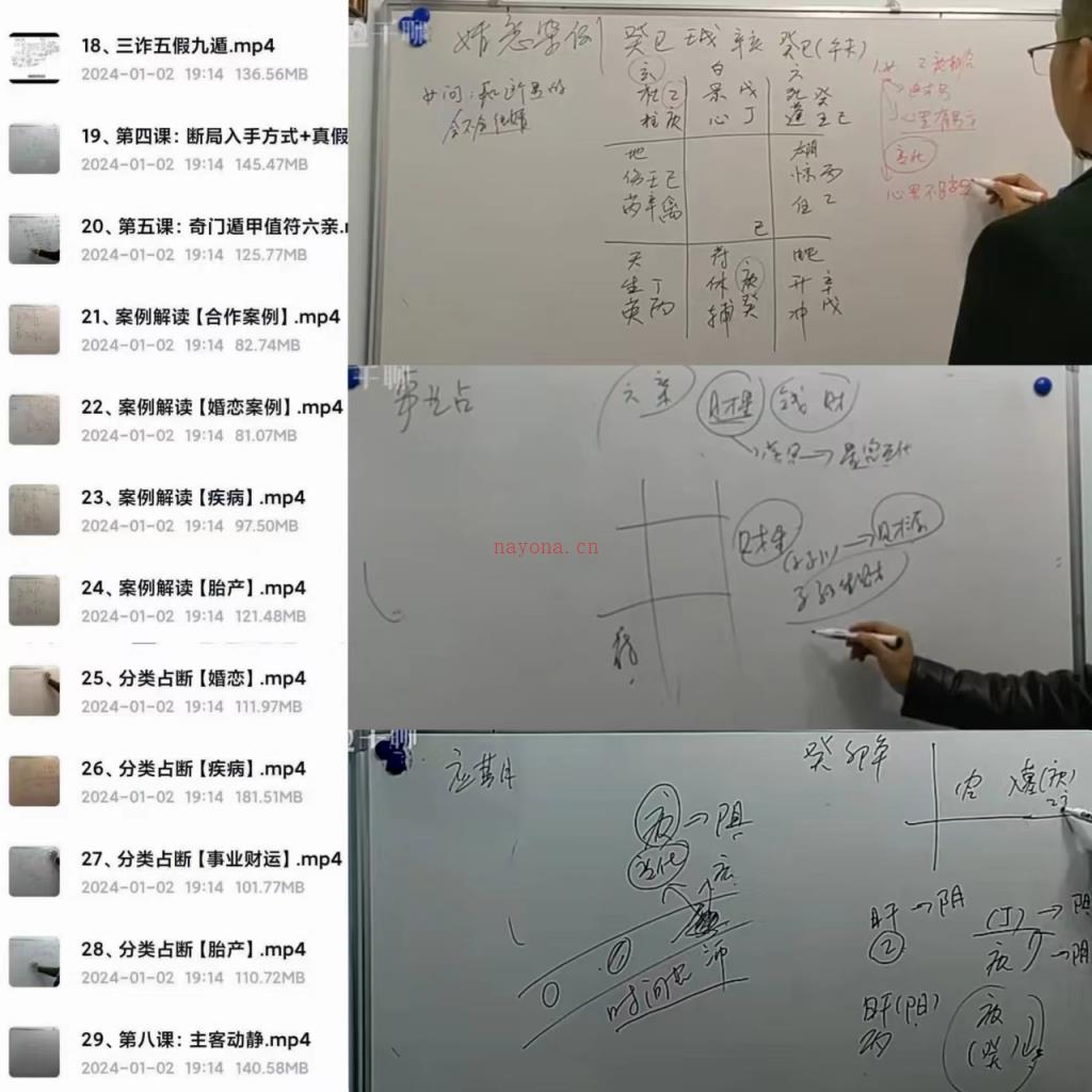 左耶老道《2023年奇门遁甲线上班》视频课程30集