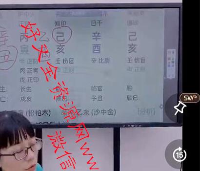 A876夏光明赵璟雯《悟道系列课程之八字类象及吉凶祸福判定原理》5集视频约6.5小时