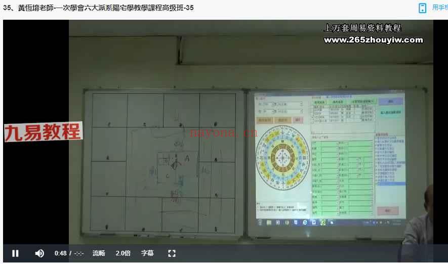 黄恒堉《一次学会六大派系阳宅学》73集视频