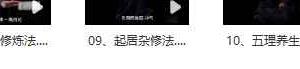 山云道长  道家养生法 阴阳平衡 性命双修 全10讲超清视频课