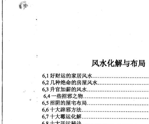 《风水化解与布局》阳宅入门断各种风水研究