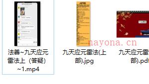 法善 九天应元雷法第一部法本+视频插图3