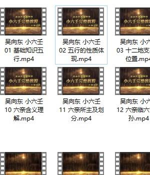 吴向东 小六壬视频课程42集插图