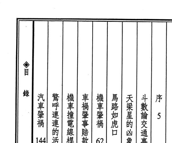 紫云《斗数论交通事故》 (紫微斗数 车祸)