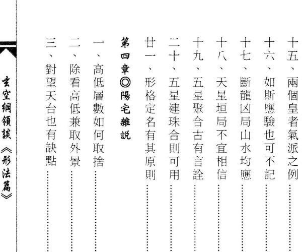 韦文《玄空纲领谈-形法篇》