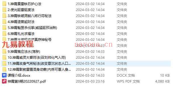 罗天 神霄雷法(第九期)录音+文档pdf