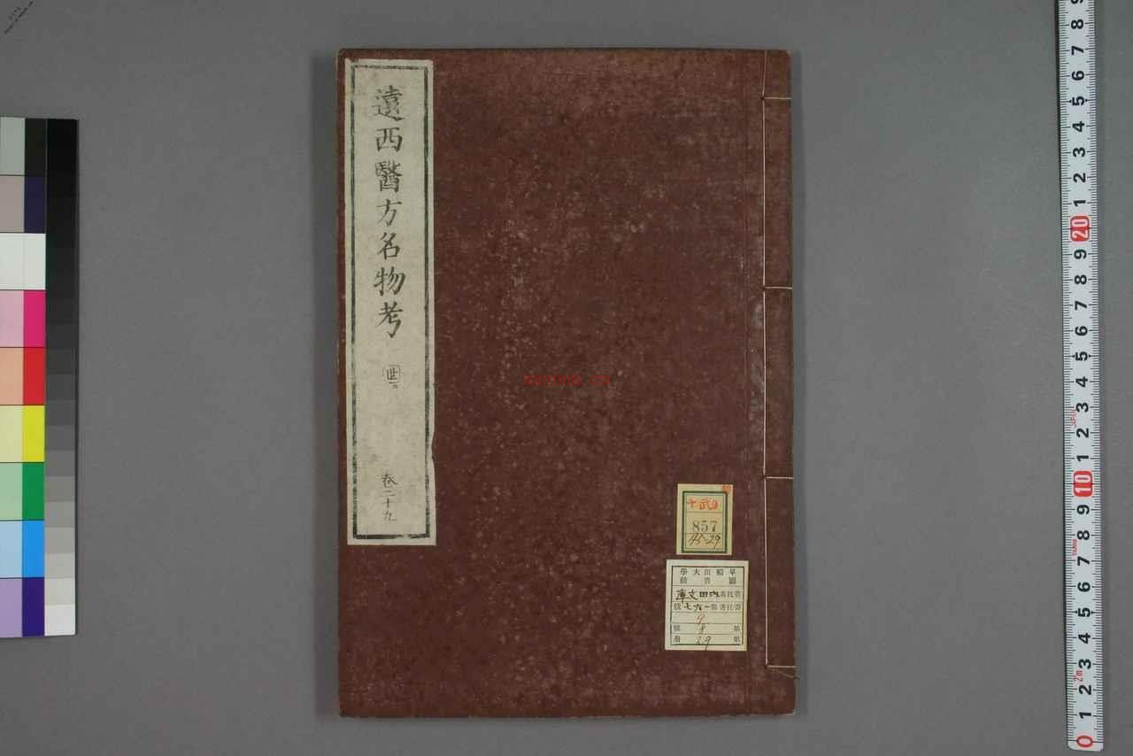 中医古籍-远西医方名物考卷二十九 PDF电子版下载