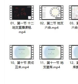 《十二地支精析》15集 清风新派八字插图