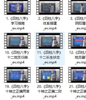 【赵公禹竹·四柱八字】视频60集插图
