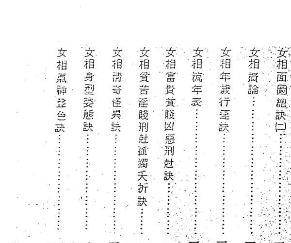 小通天-小通天男女相法