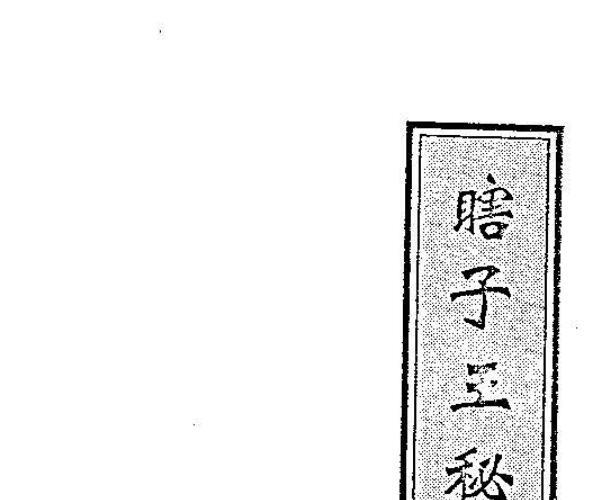 方玄《瞎子王秘诀》 (瞎子方嫂)