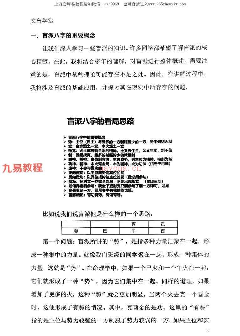 文曾内部文档 盲派独门绝技pdf 417页